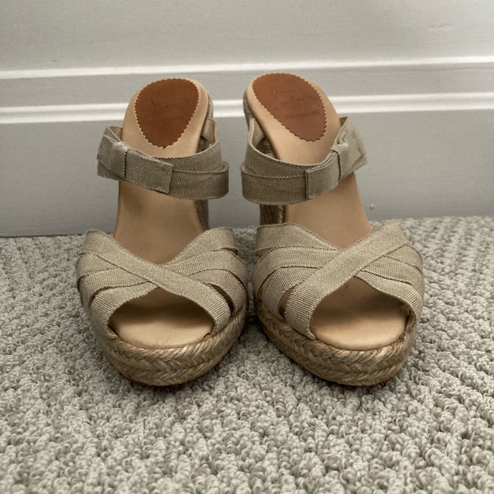 Christian Louboutin Espedrille Heels